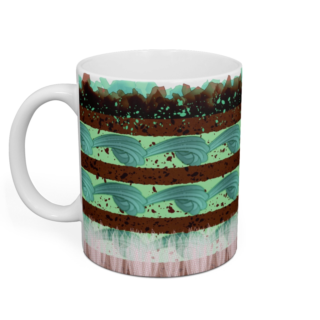 スイーツイメージマグカップ(チョコミントケーキ)