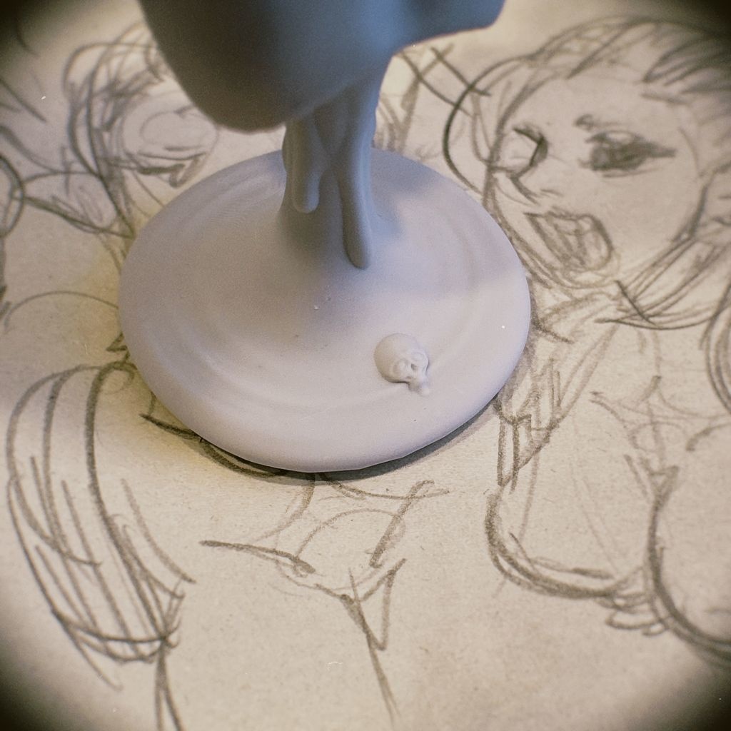 Sleepy Demon Girl 【3Dプリンター】STL