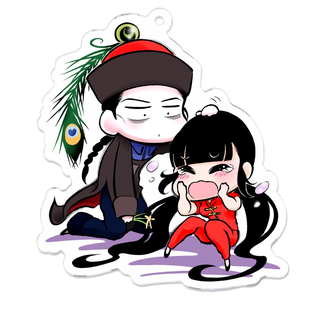 【なでなでキョンシー】アクリルキーホルダー