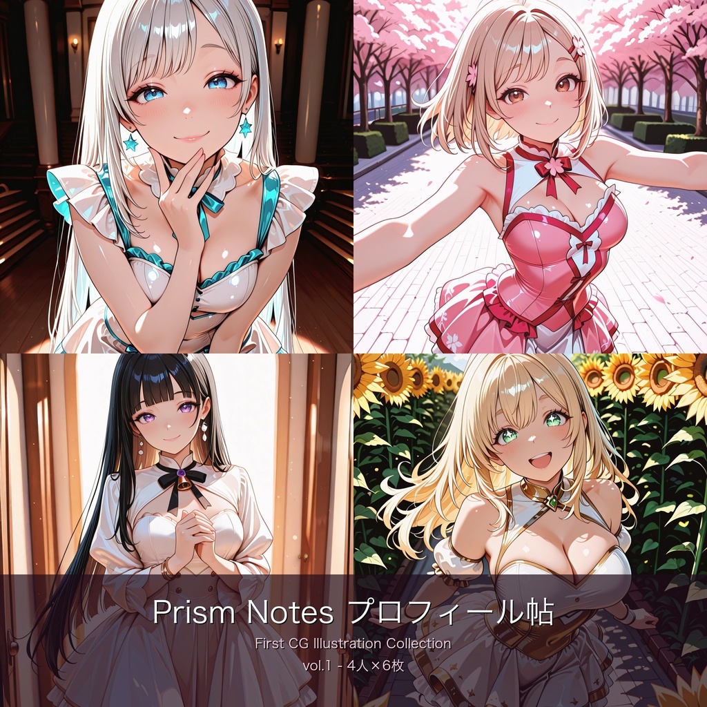 Prism Notes プロフィール帖 vol.1 - First CG Illustration Collection