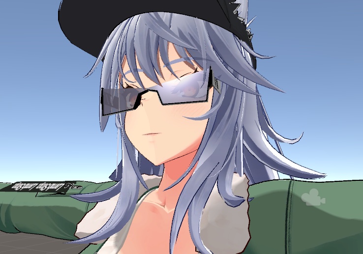 【VRChat用】シンプルサングラス