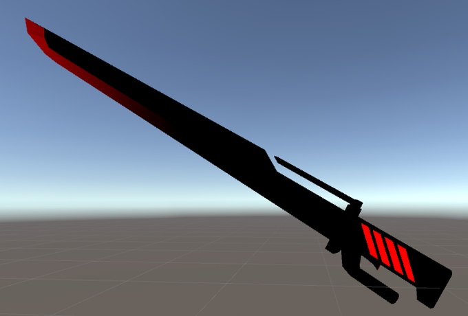 【VRChat用】影刀【虚紅牙】