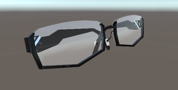 【VRChat用】六角アンダー眼鏡