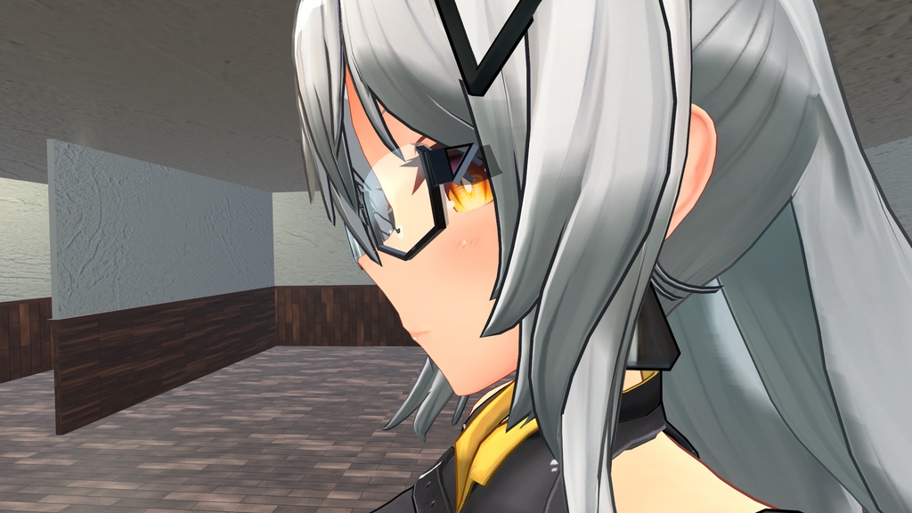 【VRChat用】六角アンダー眼鏡