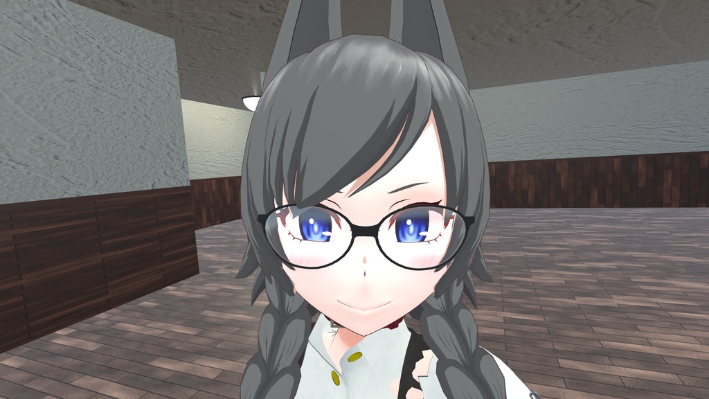 【VRChat用】メタルフレーム眼鏡