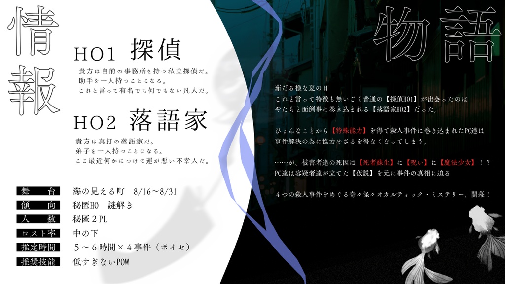 *予告【CoC】奇譚 落冥遊戯【特殊2PLCP】SPLL:E189189