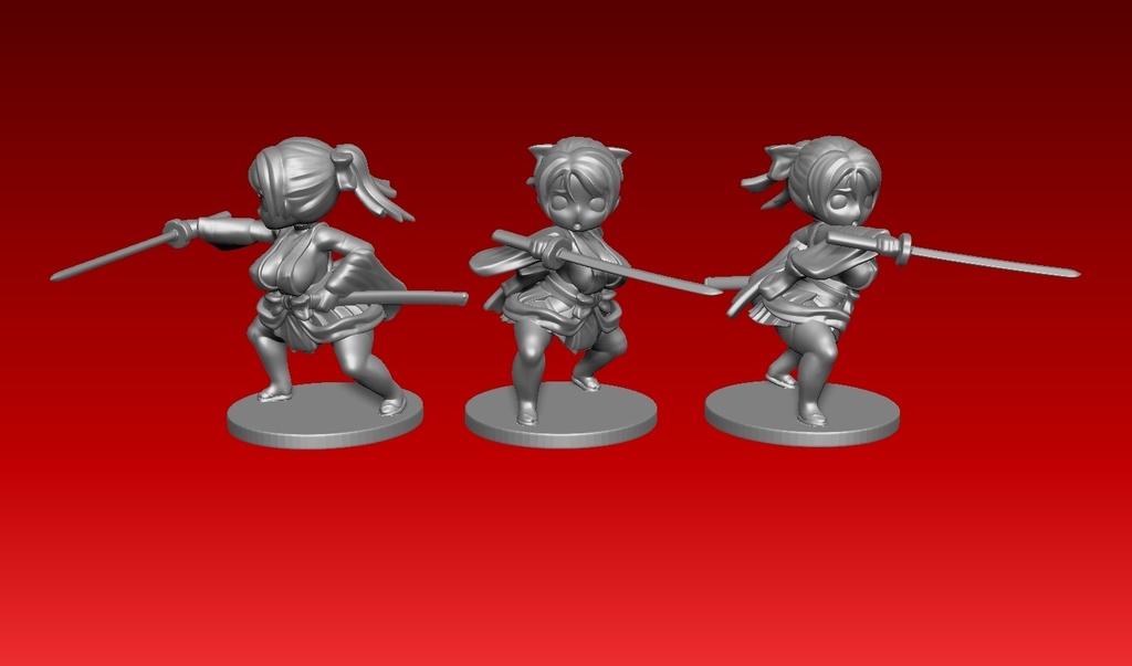 TRPGやボードゲーム用フィギュア(UVレジン)