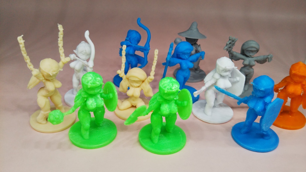 TRPG、ボードゲーム用コマ(PLA)