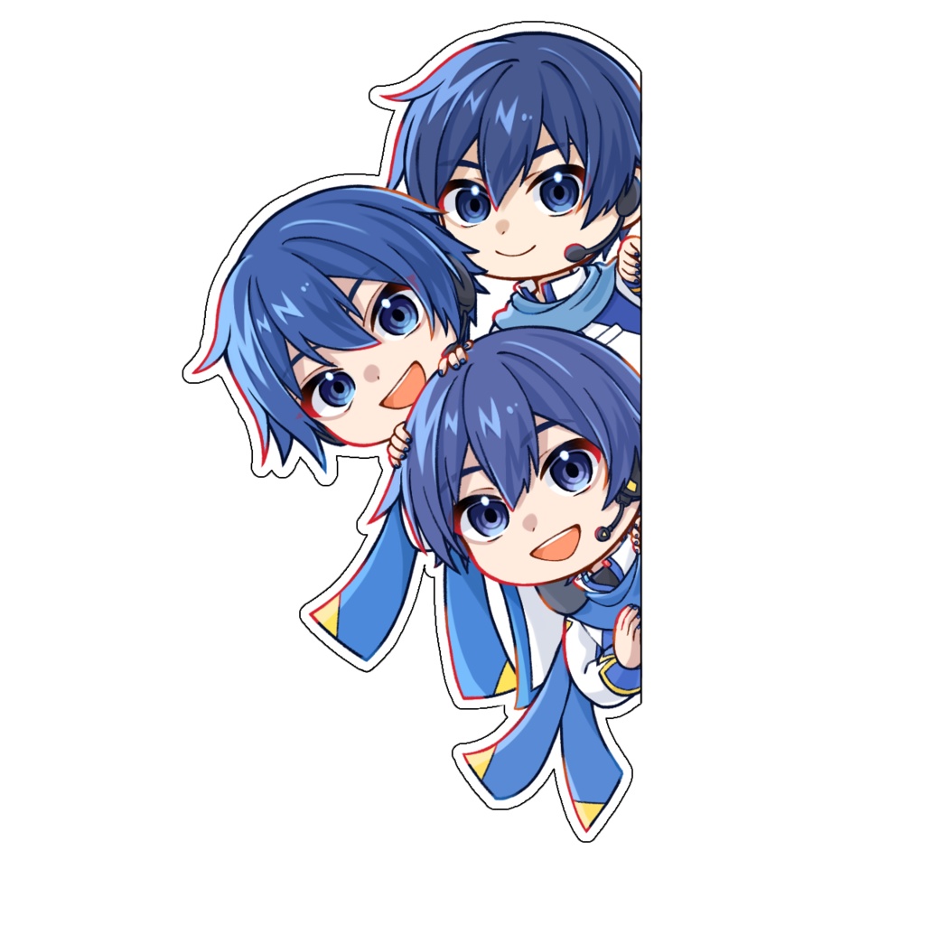 ひょっこりKAITOアクリルマグネット
