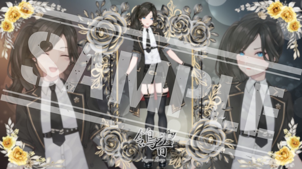 【無料配布】鴒音(レイン)ハーフアニバーサリー記念壁紙4種(PC用2種/スマホ用2種)