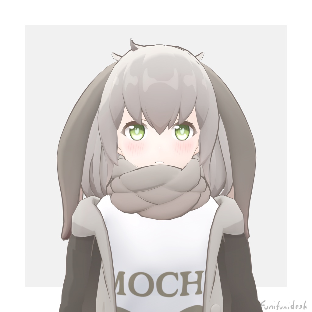 まぐれ【オリジナル3Dモデル】