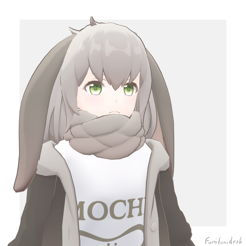 まぐれ【オリジナル3Dモデル】