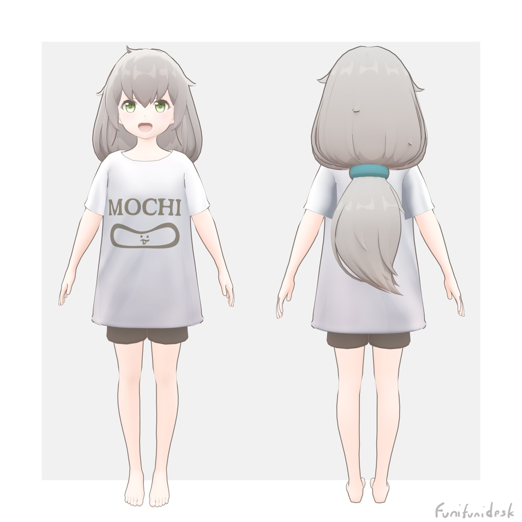 まぐれ【オリジナル3Dモデル】