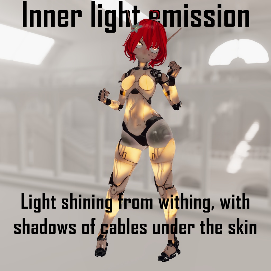 YoRHa Style Runa/Luna Material & Texture Set