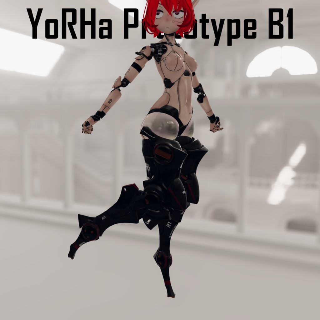 YoRHa Style Runa/Luna Material & Texture Set