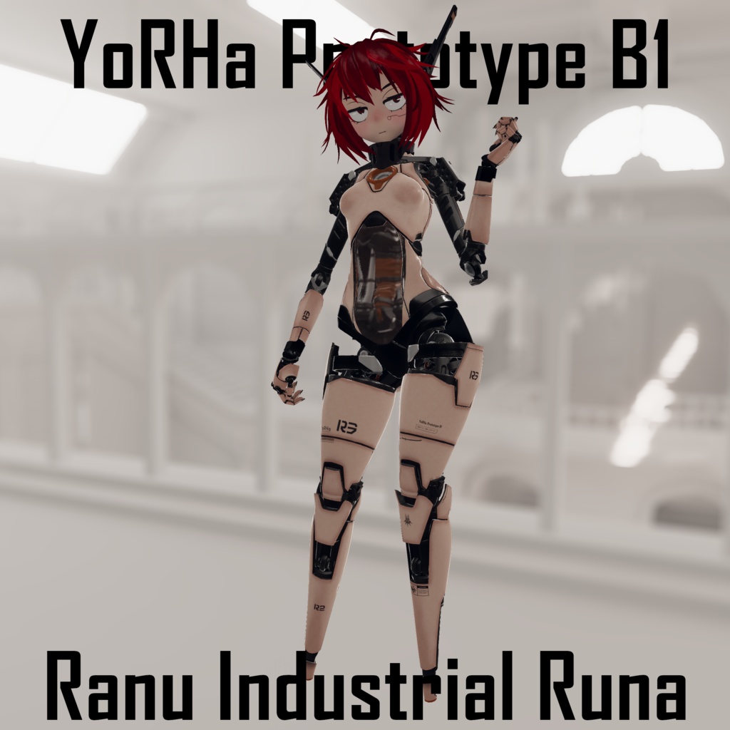YoRHa Style Runa/Luna Material & Texture Set