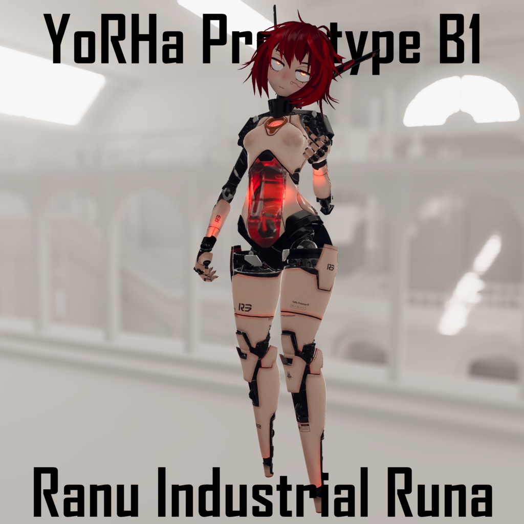 YoRHa Style Runa/Luna Material & Texture Set