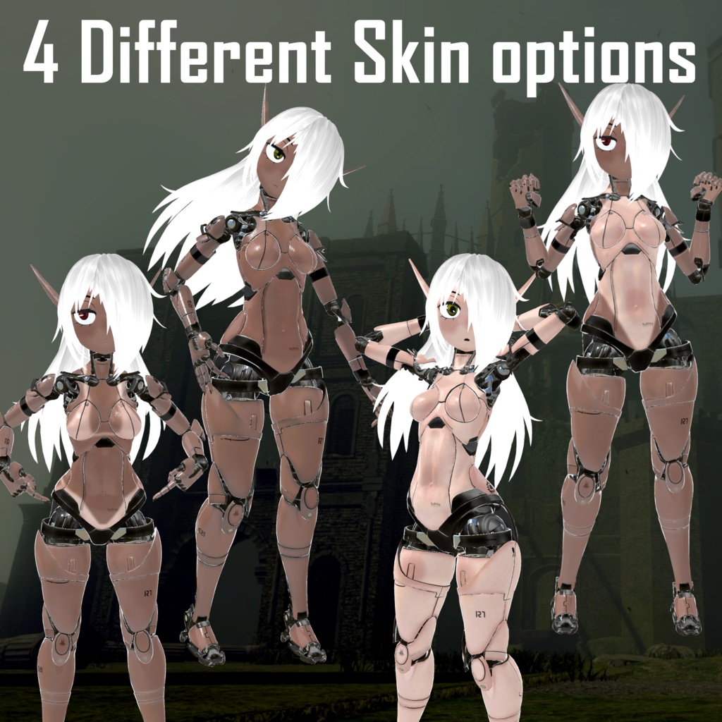 YoRHa Style Runa/Luna Material & Texture Set