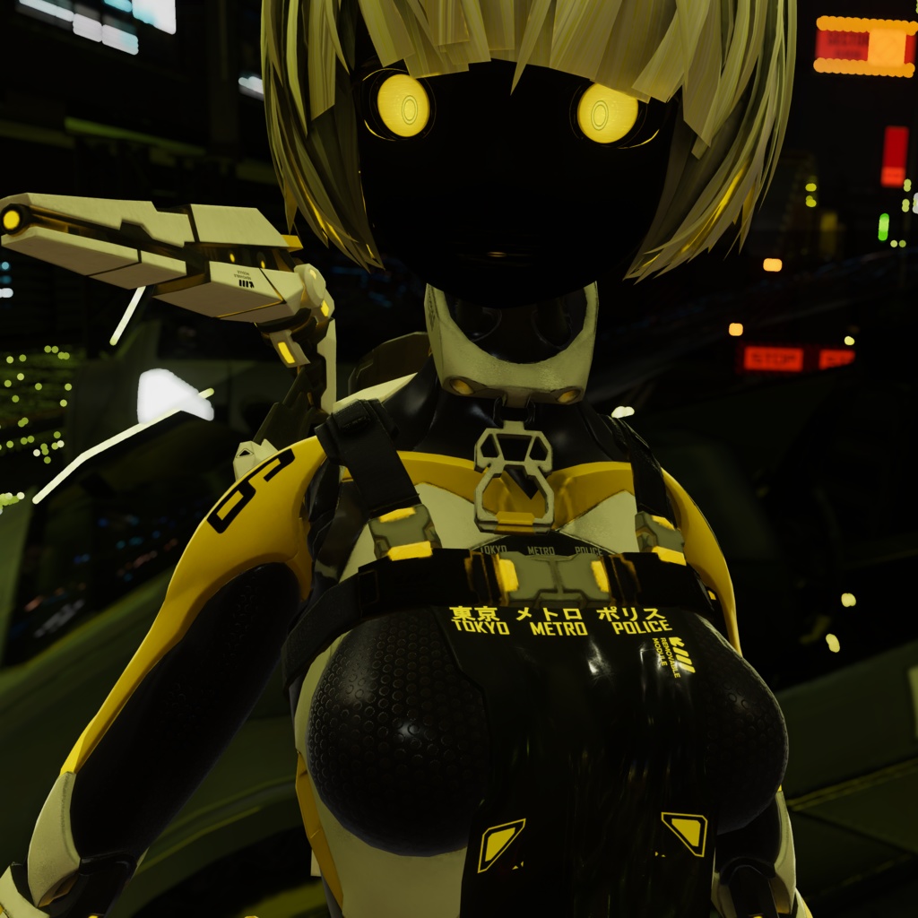 Tokyo Metro Police Cyant Texture Set