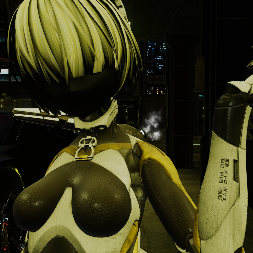 Tokyo Metro Police Cyant Texture Set