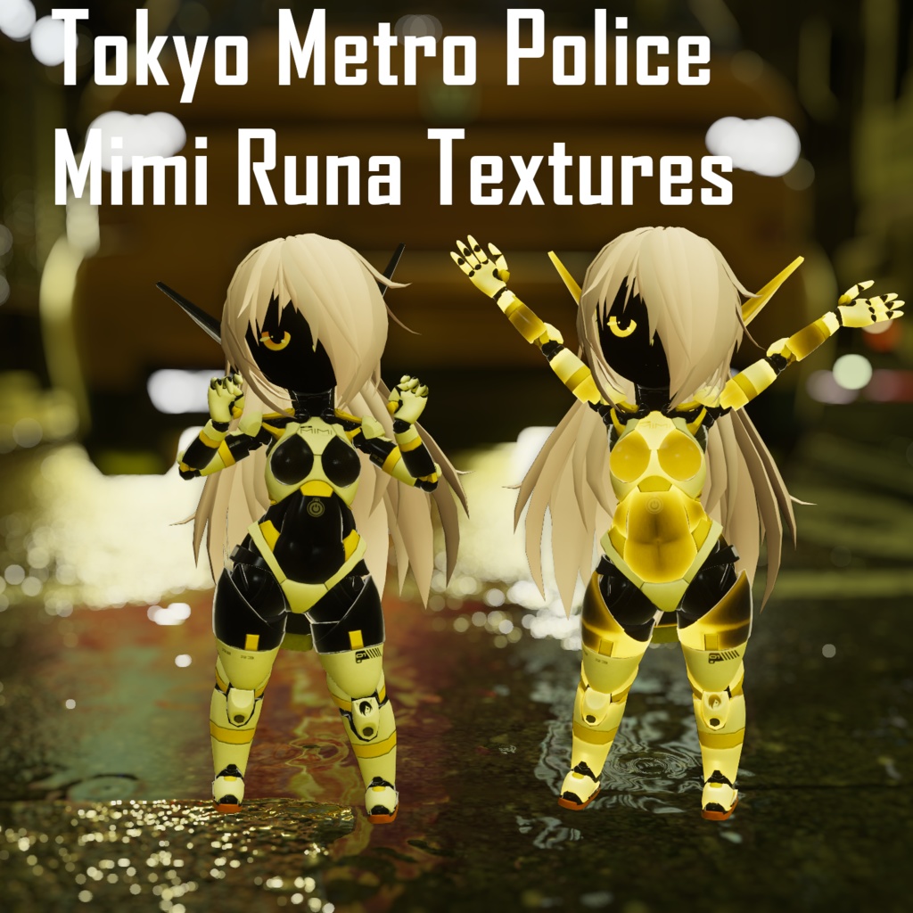 Tokyo Metro Police Mimi Runa Textures