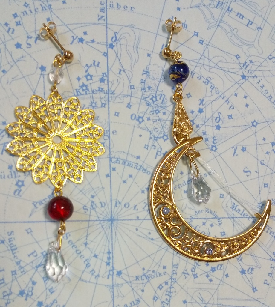 naoさん専用(太陽と月のピアス)