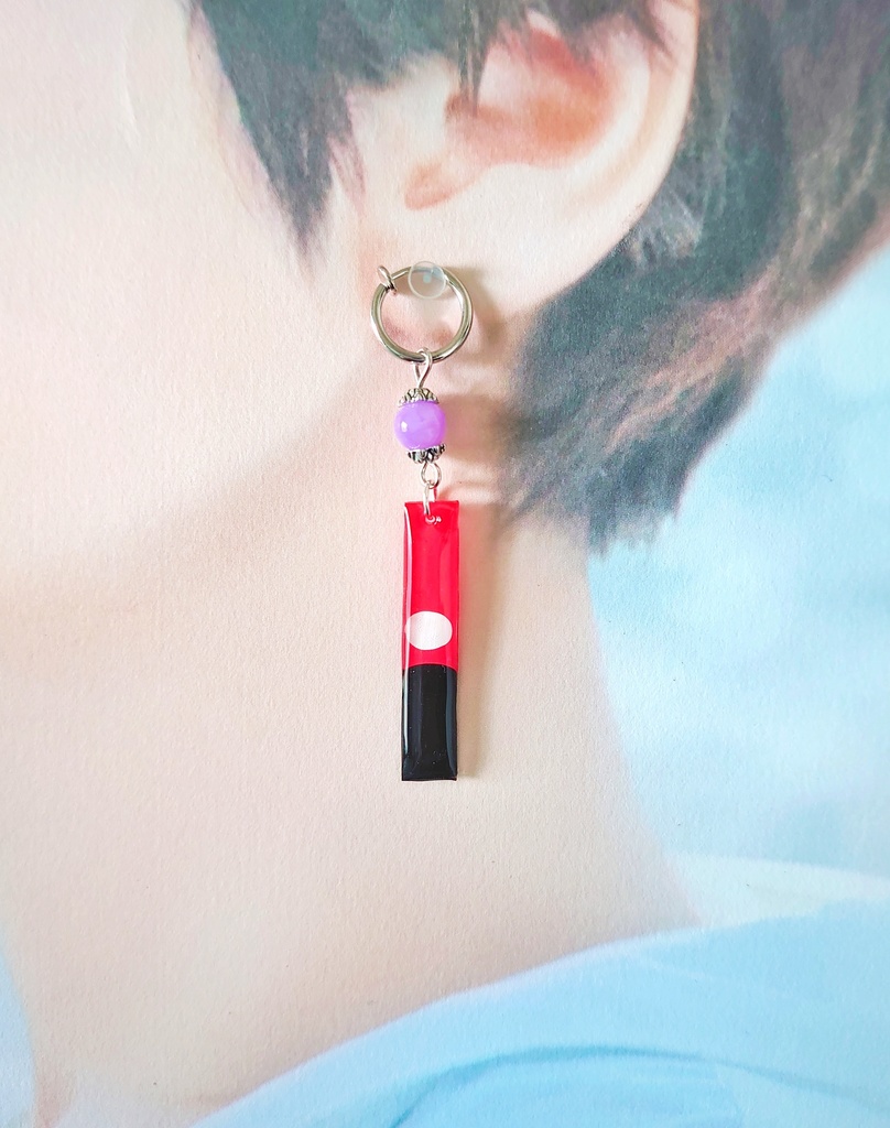 芒に月(花札) フープピアス イザナイメージ