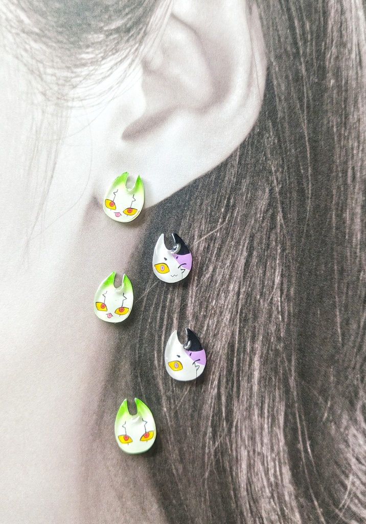 あさぎりゲン モチーフピアス