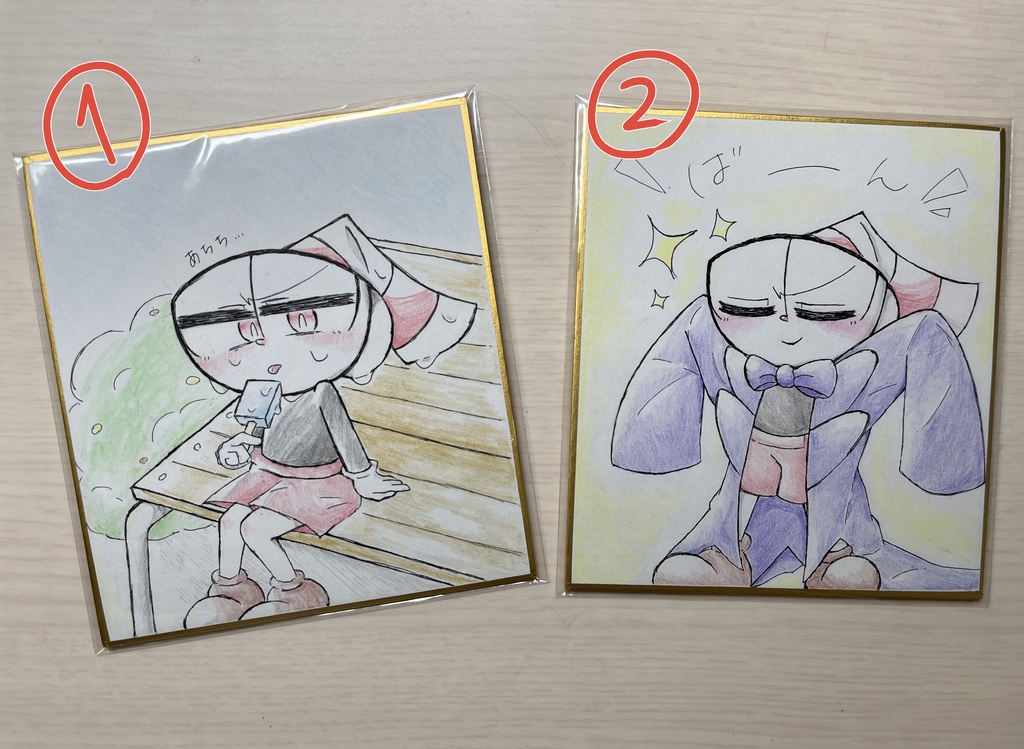 Cuphead　ミニ色紙