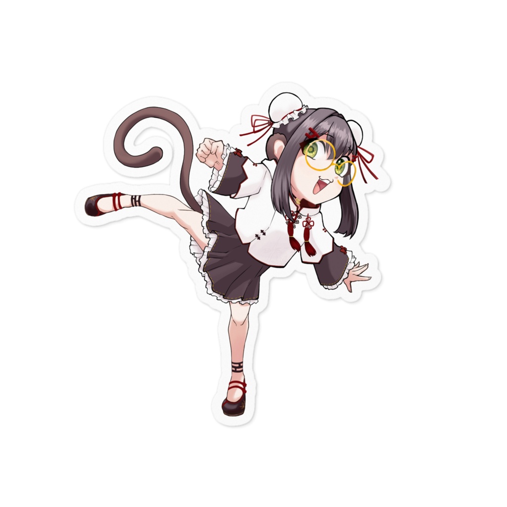 二周年記念イラストステッカー