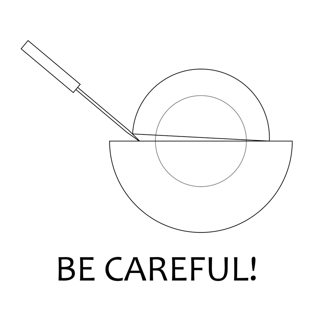 デーモンコア Demon Core "Be careful!" Tシャツ