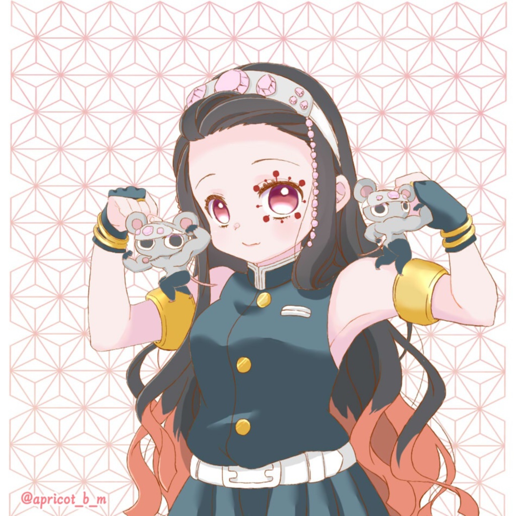 禰豆子ちゃんとムキムキねずみ