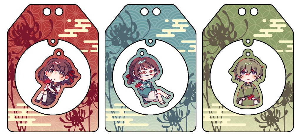 Yotsume God Acrylic Omamori File [Eng]