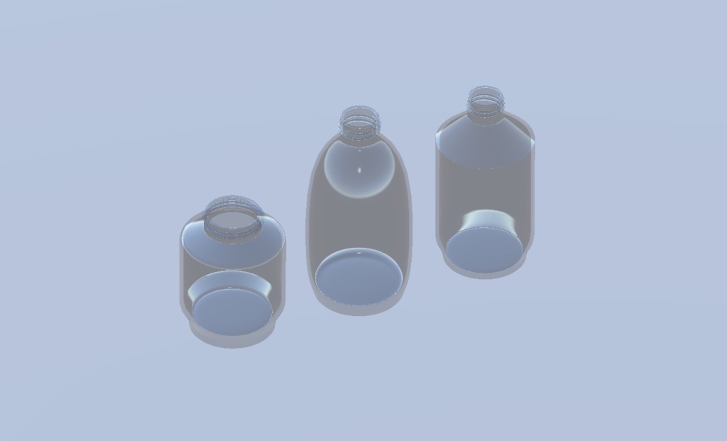 Glass Bottle グラスボトル l 3D model