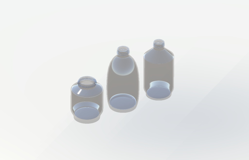 Glass Bottle グラスボトル l 3D model