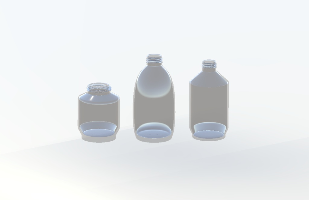 Glass Bottle グラスボトル l 3D model