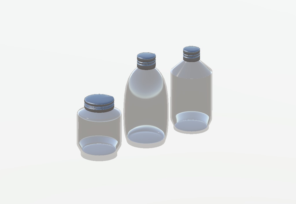 Glass Bottle グラスボトル l 3D model