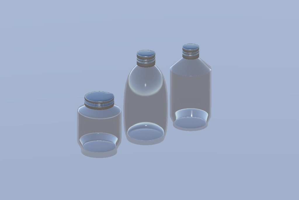 Glass Bottle グラスボトル l 3D model