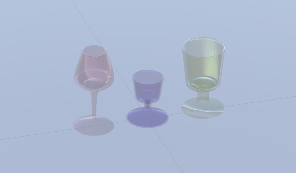 wineglass ワイングラス l 3D model