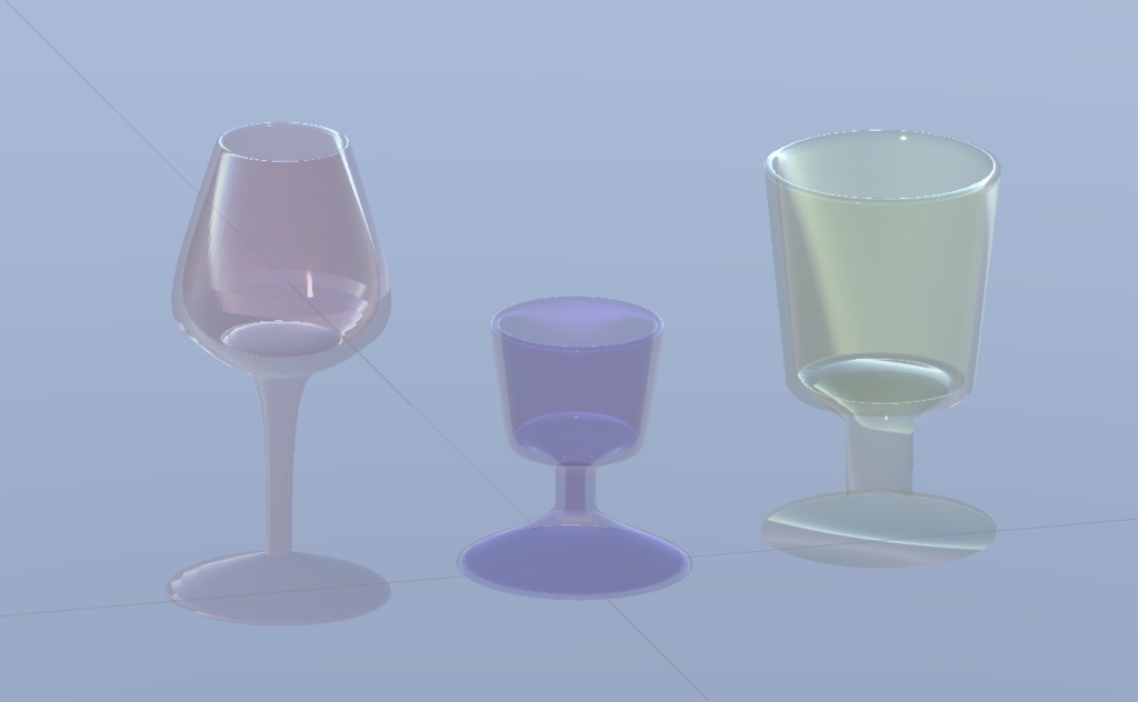 wineglass ワイングラス l 3D model