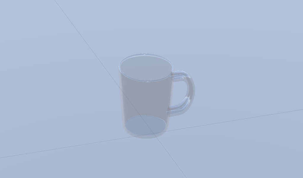 Glass Mug Cup グラスマグカップ l 3D model
