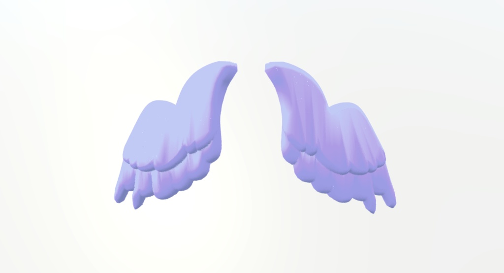 Angel Wing 天使の羽ㅣ3D model, VRchat
