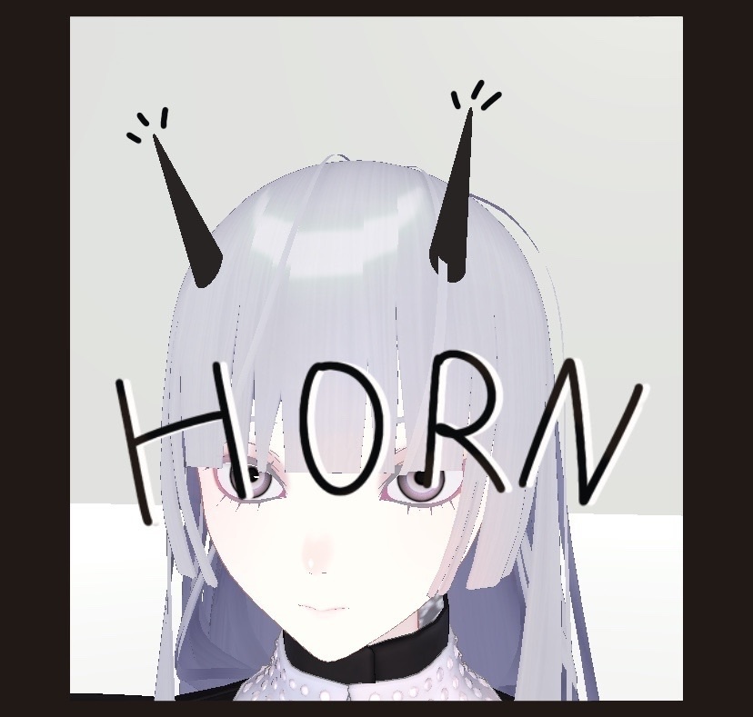Devil Horn 悪魔の角ㅣ3D Model, VRChat
