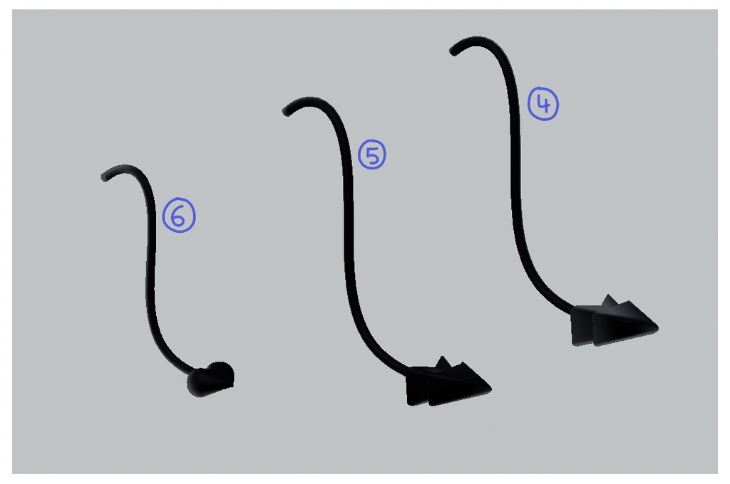 Devil Tail 悪魔のしっぽㅣ3D Model, VRChat