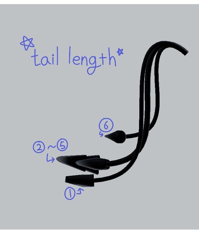 Devil Tail 悪魔のしっぽㅣ3D Model, VRChat