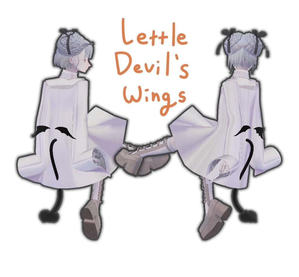 Little Devil's Wings 小悪魔翼 ㅣ3D Model VRchat