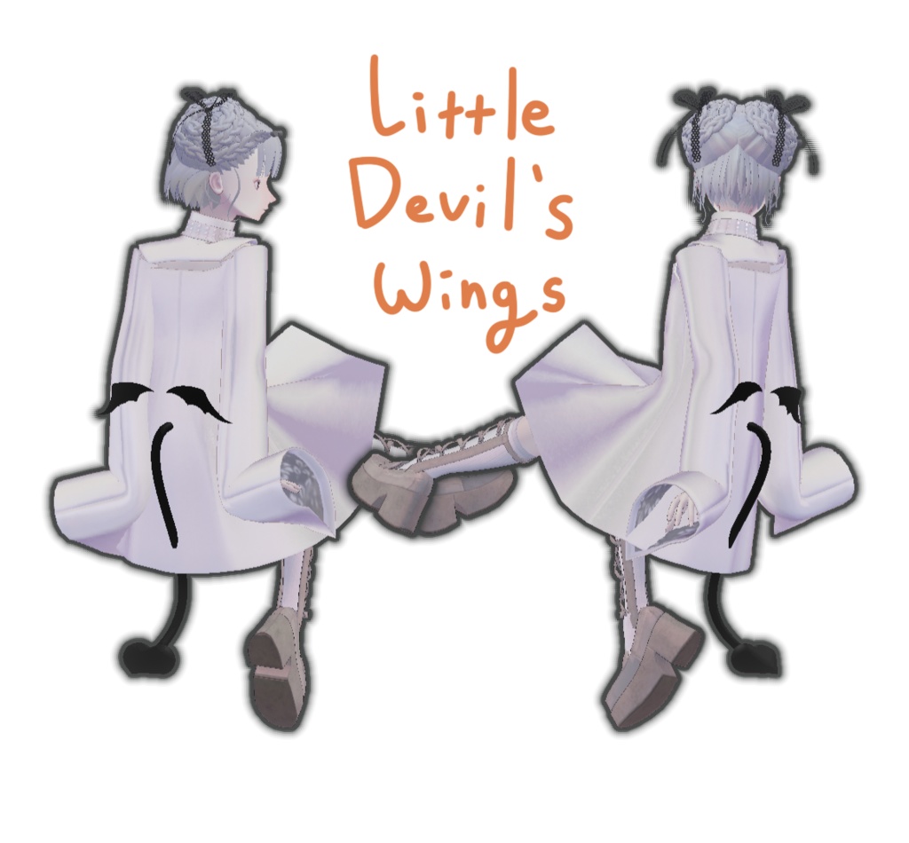 Little Devil's Wings  小悪魔翼 ㅣ3D Model VRchat