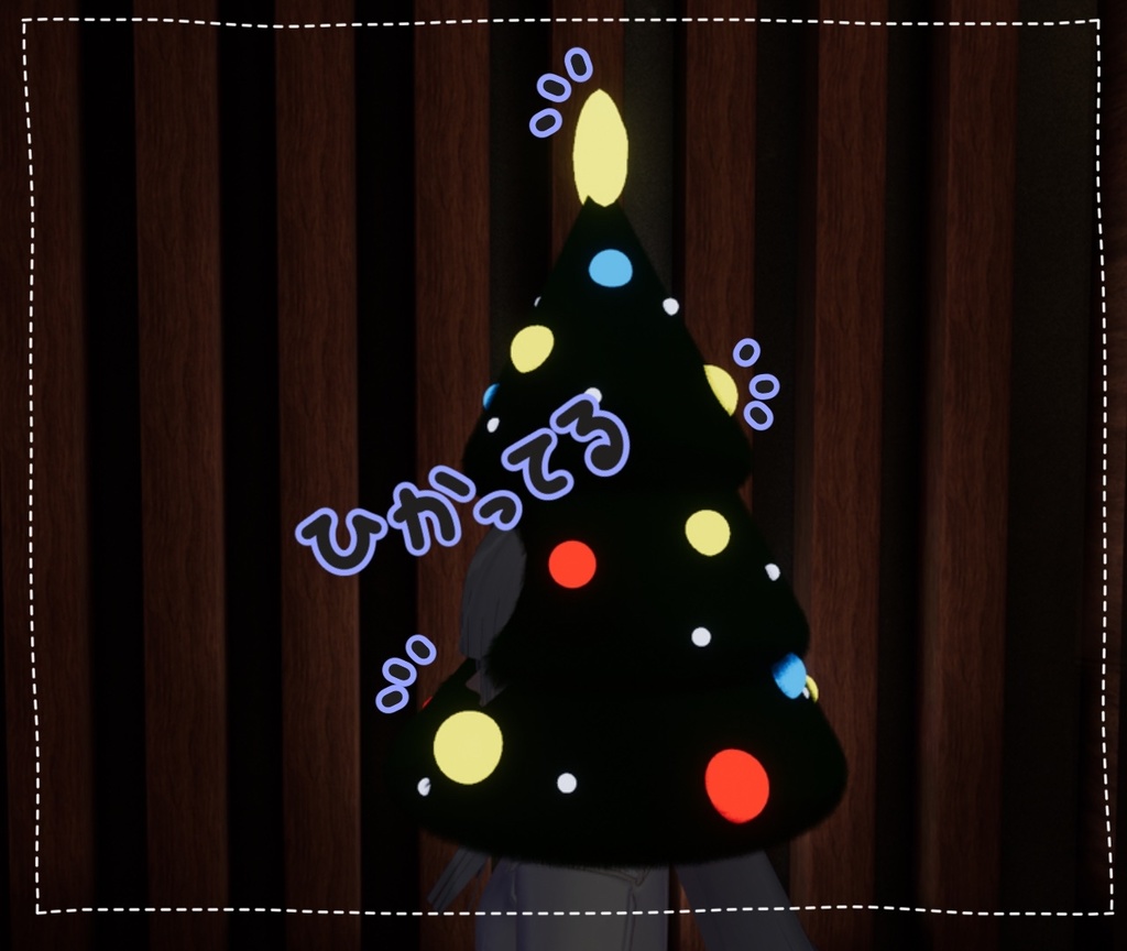 Christmas hat クリスマス⛄雪だるまと🎄ツリー帽子ㅣ3D model 【VRChat】