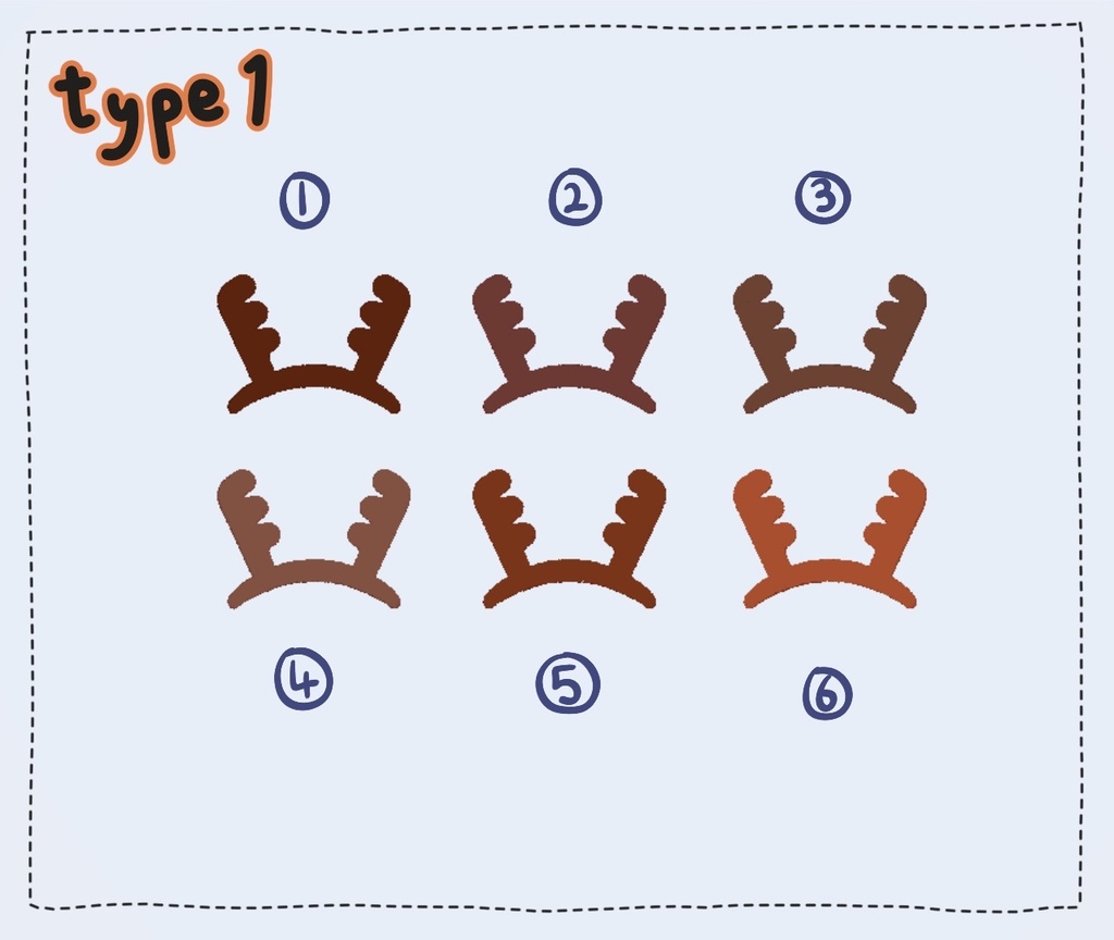 Christmas Rudolph hairband クリスマスルドルフセットㅣ3D model 【VRChat】