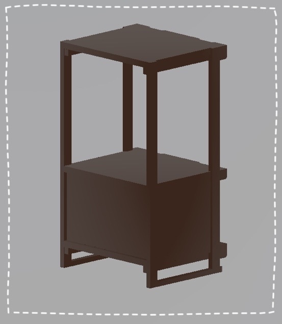 本棚の家具 Bookshelf Furnitureㅣ3D モデル【VRChat】